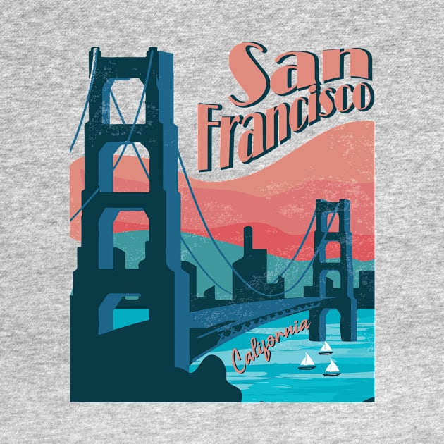 San Francisco red by SM Shirts